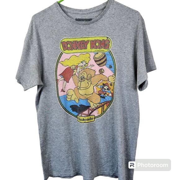 Nintendo Vintage Style Original 1981 Donkey Kong Short zsleeve Graphic Tee M - Picture 1 of 8